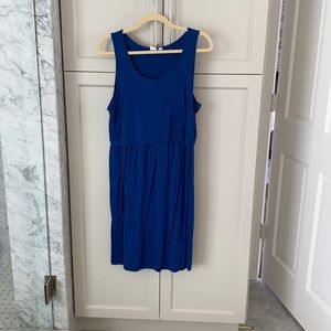 Blue nursing dress